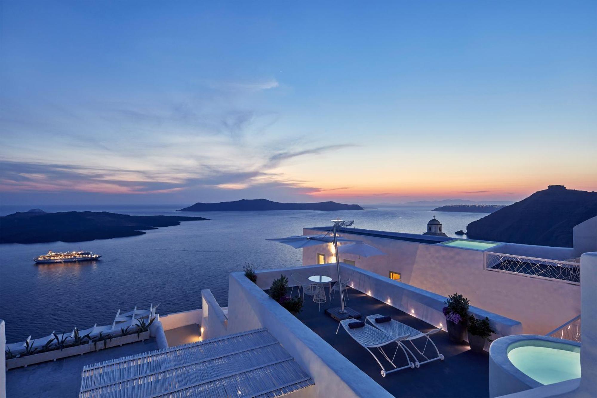 Limestone Fira  Exterior foto